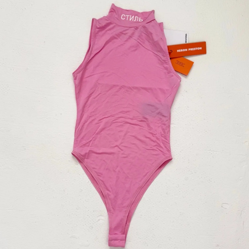 Heron Preston Pink Bodysuit